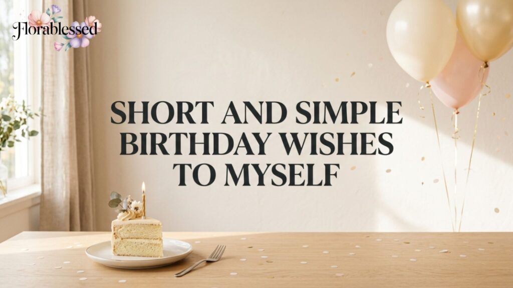 Birthday Wishes to Myself