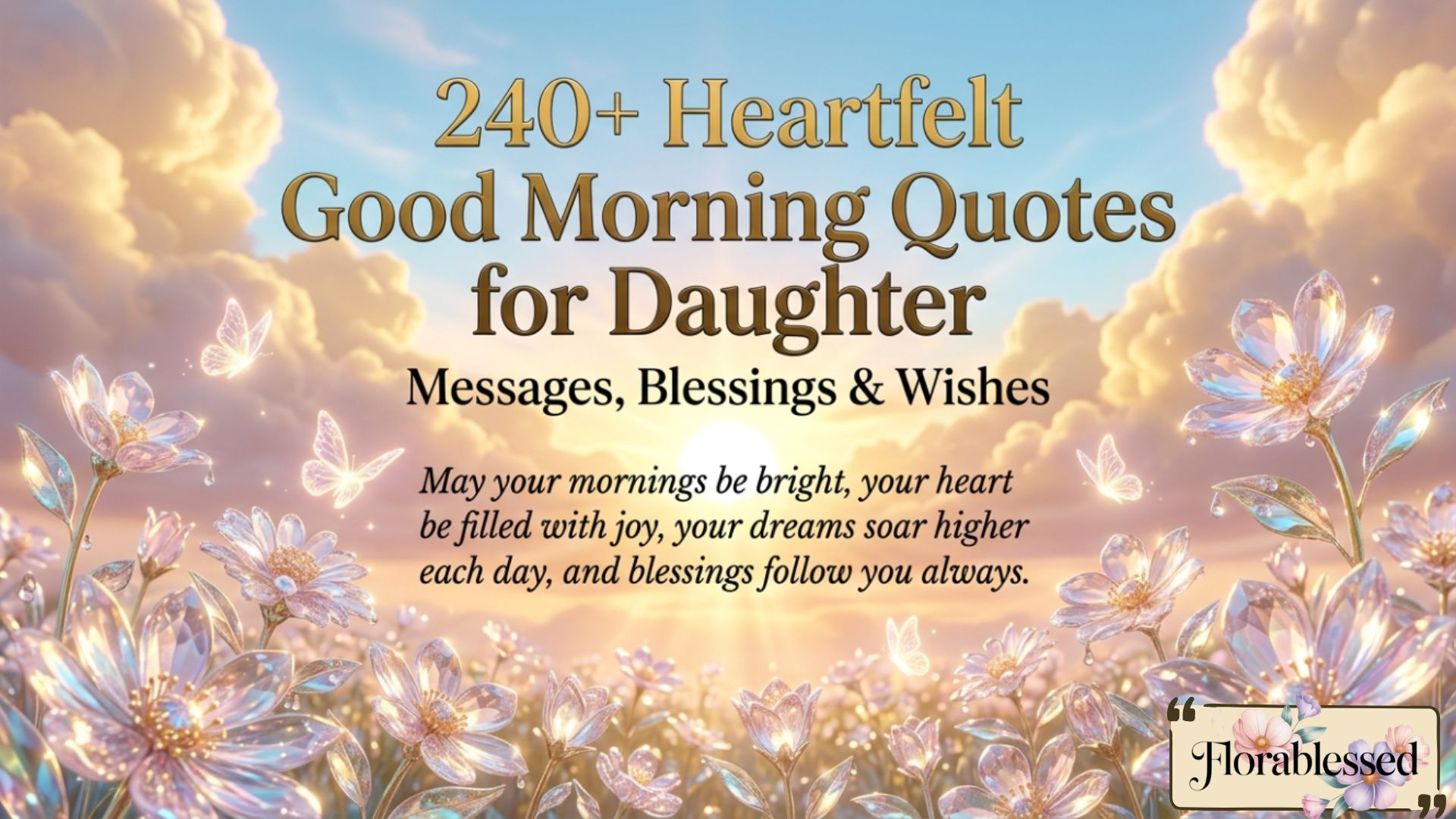 Good Morning Quotes for Daughter