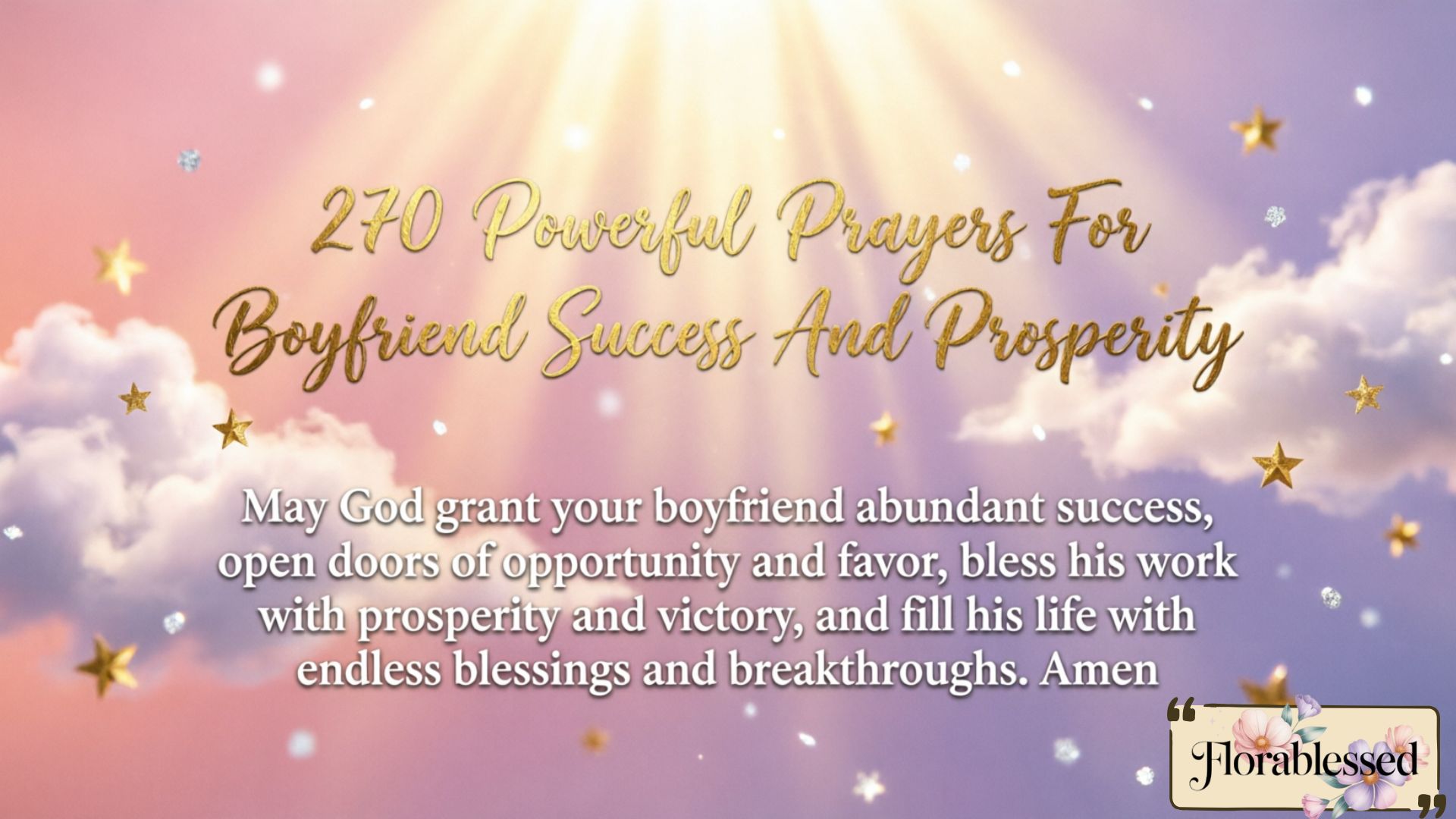 Prayers For Boyfriend Success