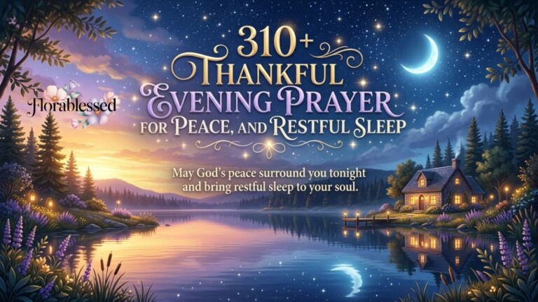 Thankful Evening Prayer