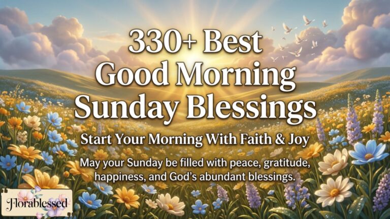 Good Morning Sunday Blessings