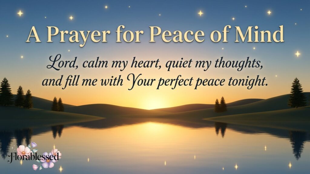 Thankful Evening Prayer