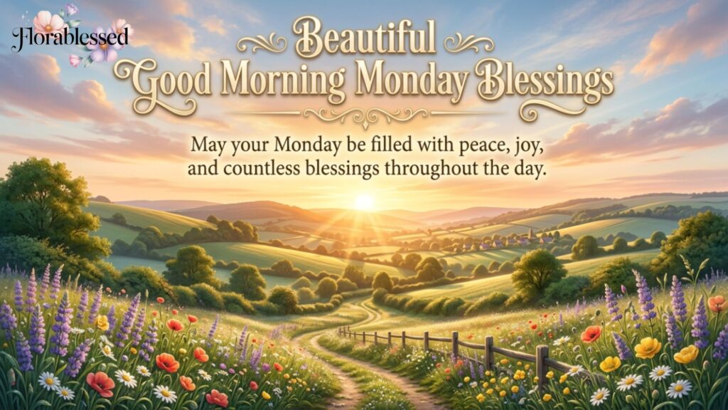 Good Morning Monday Blessings
