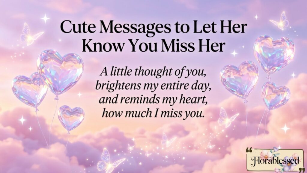 I Miss You Message