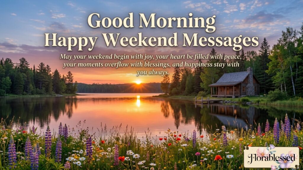 Good Morning Happy Weekend Wishes