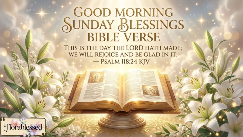 Good Morning Sunday Blessings