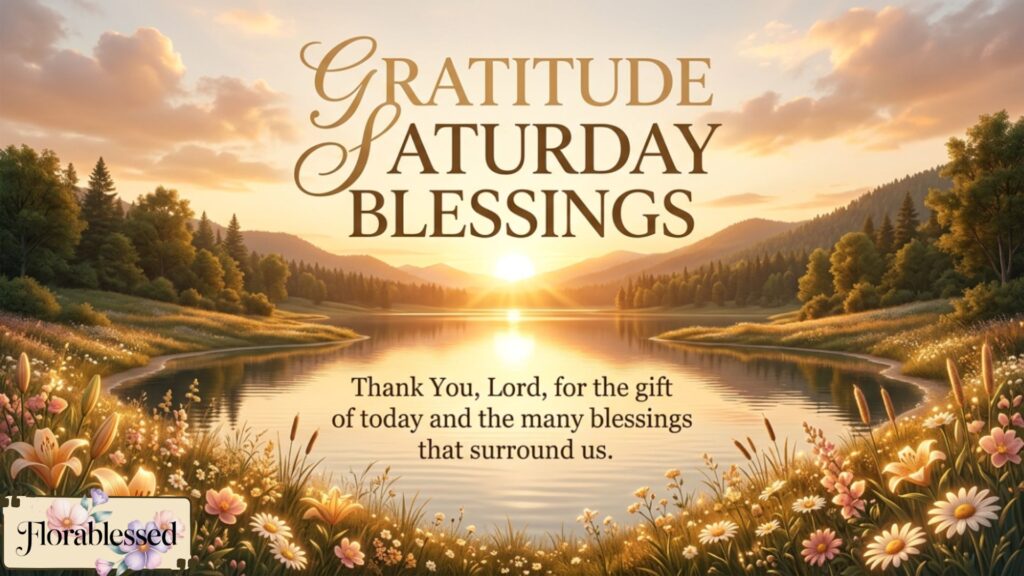 Saturday Blessings