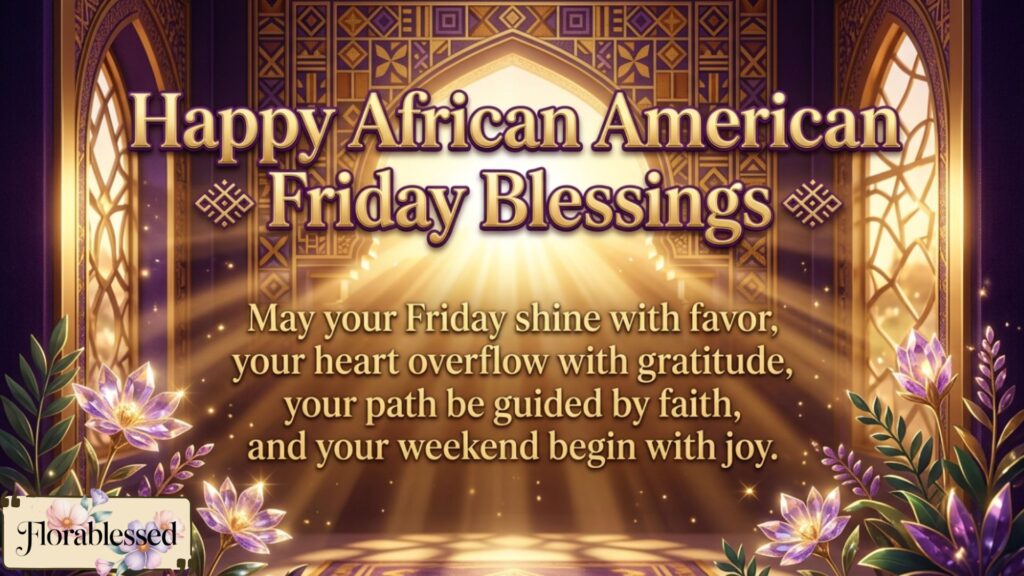 African American Friday Blessings