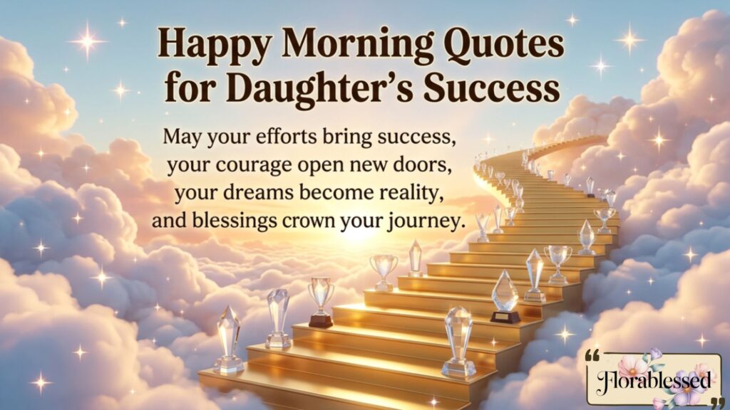 Good Morning Quotes for Daughter