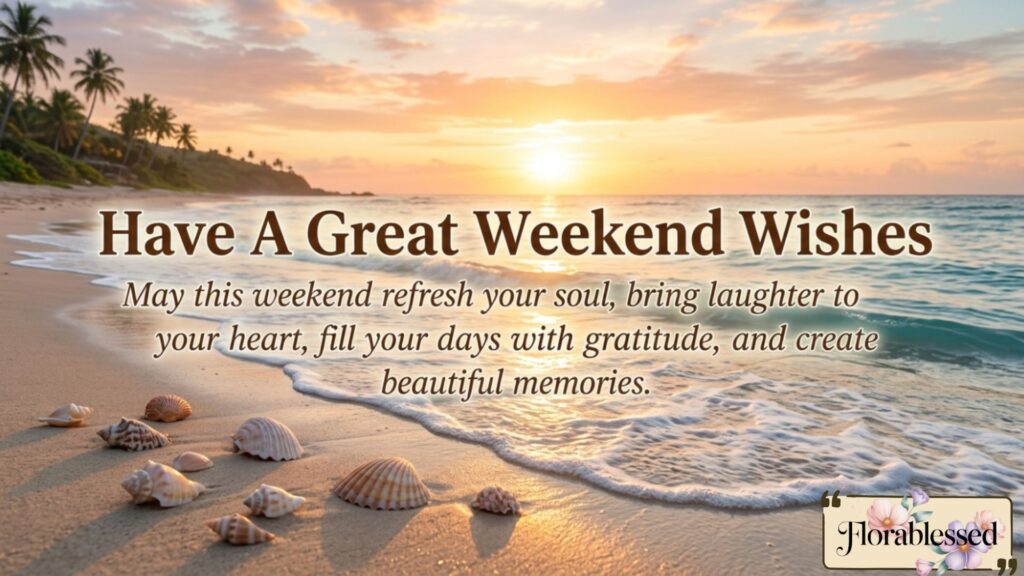 Good Morning Happy Weekend Wishes