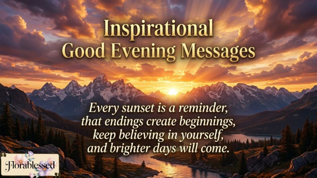 Good Evening Messages for Friends