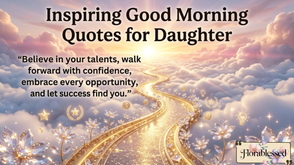 Good Morning Quotes for Daughter