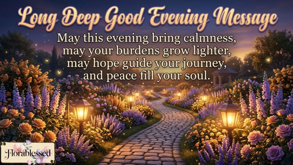 Good Evening Messages for Friends