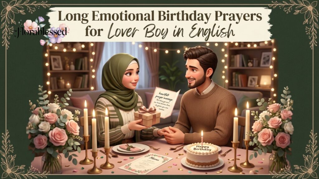 Long Emotional Birthday Prayers for Lover