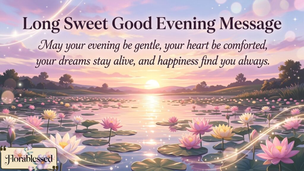 Good Evening Messages for Friends