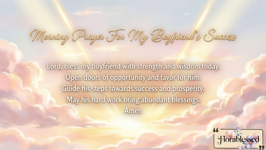 Prayers For Boyfriend Success