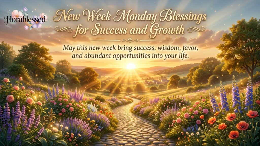Good Morning Monday Blessings