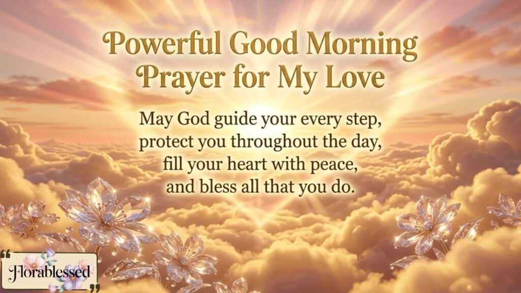 Good Morning Prayer for My Love