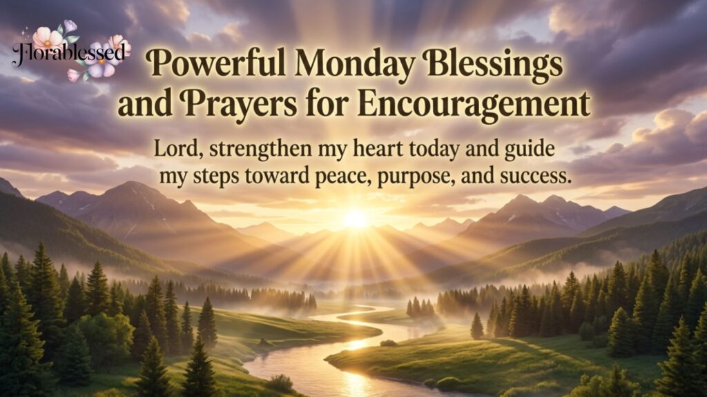 Good Morning Monday Blessings