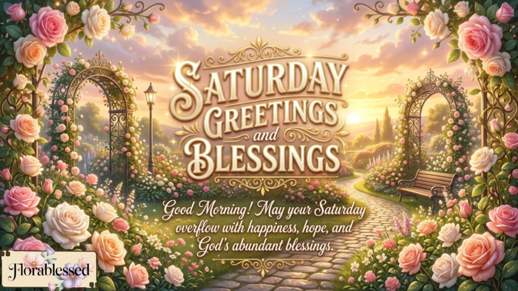 Saturday Blessings