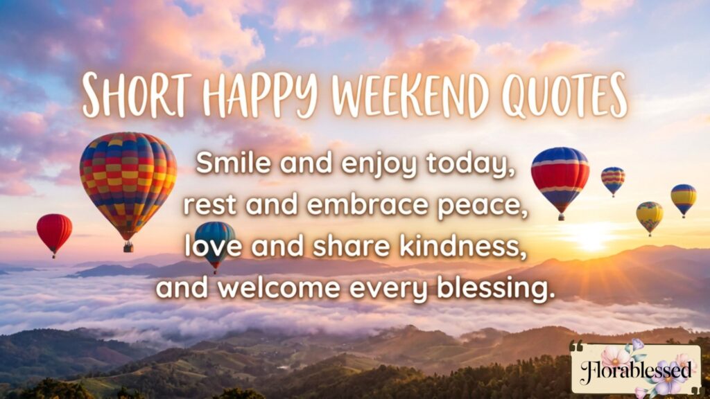 Good Morning Happy Weekend Wishes
