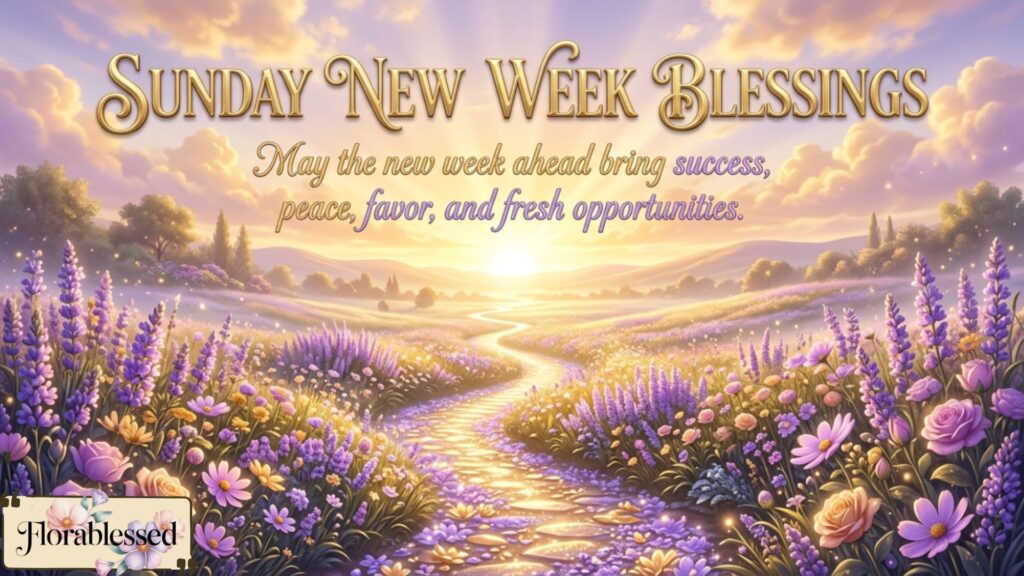 Good Morning Sunday Blessings