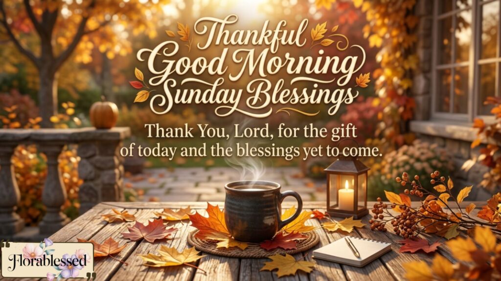 Good Morning Sunday Blessings