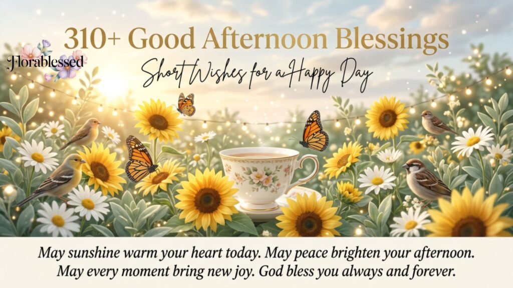 Good Afternoon Blessings