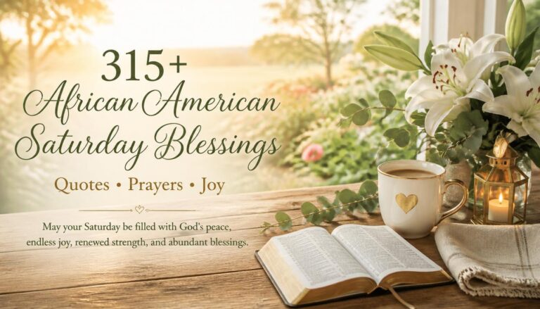 African American Saturday Blessings