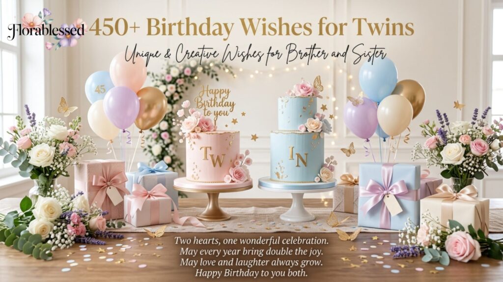 Birthday Wishes for Twins