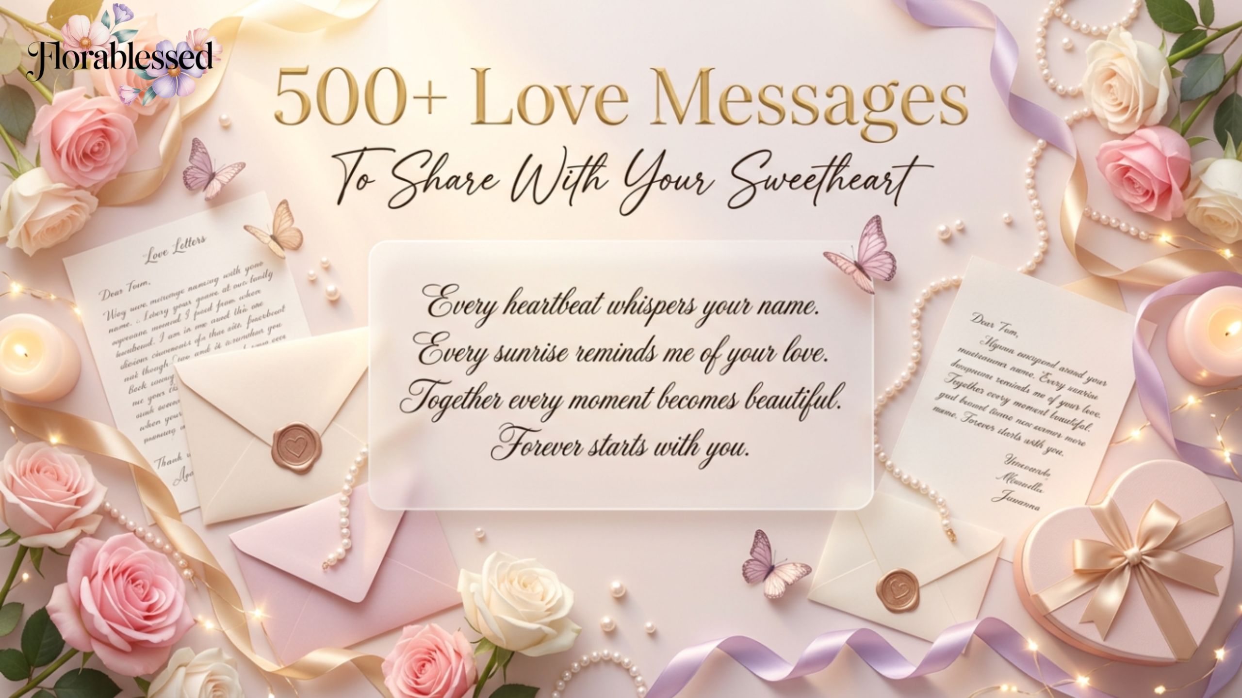 Love Messages to Share With Your Sweetheart