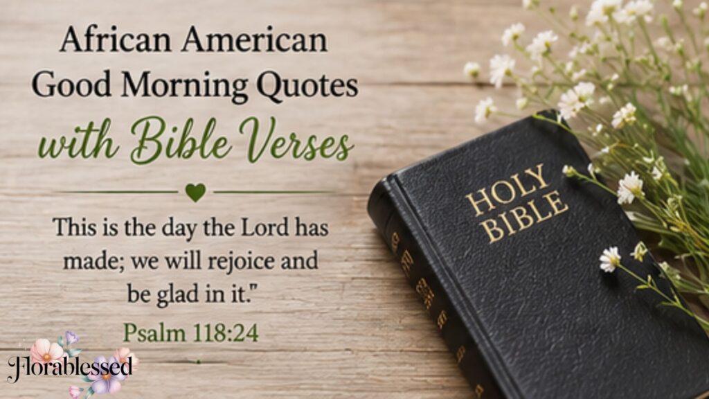 African American Good Morning Quotes
