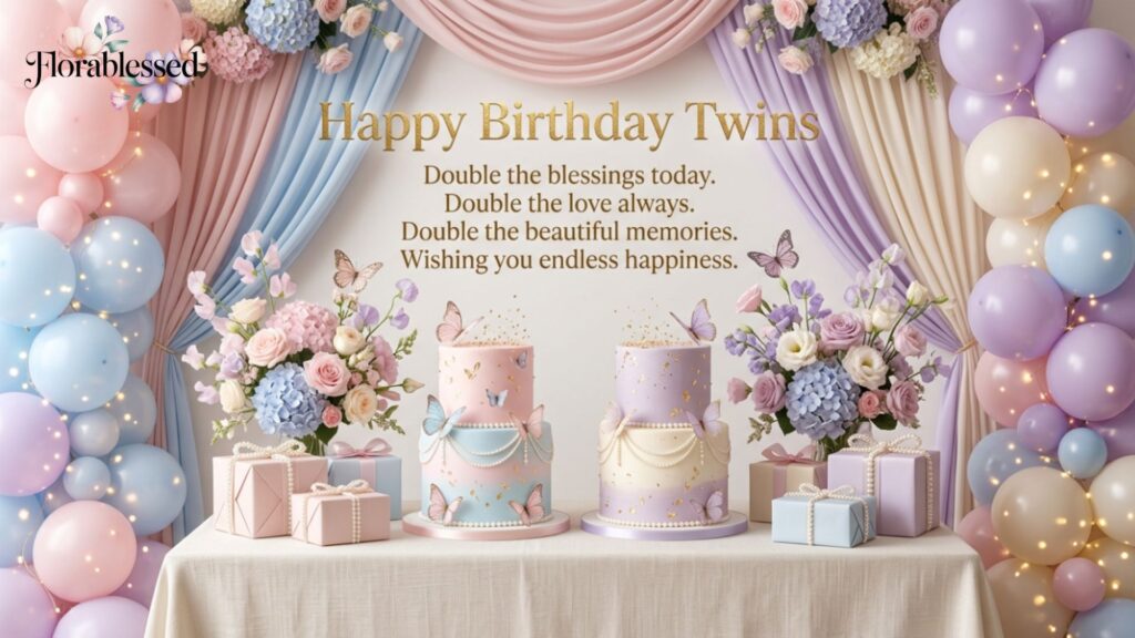 Birthday Wishes for Twins
