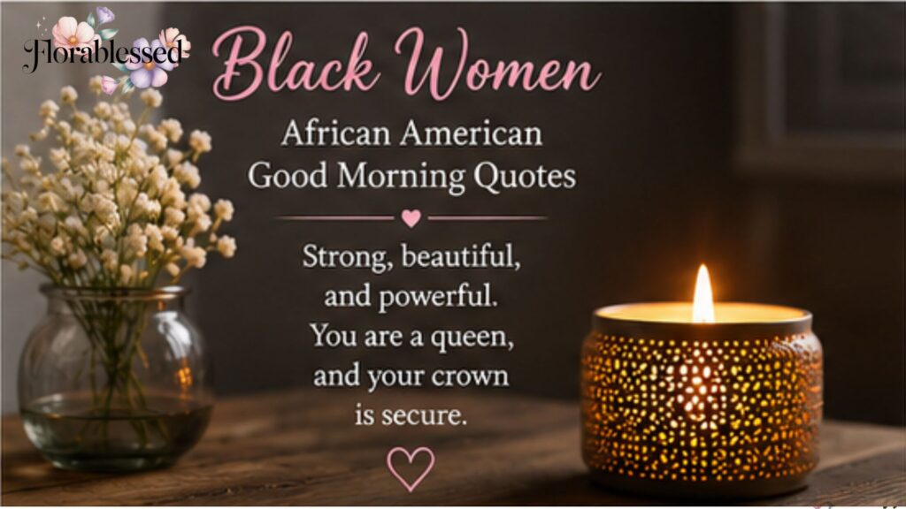 African American Good Morning Quotes