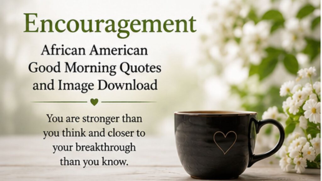 African American Good Morning Quotes