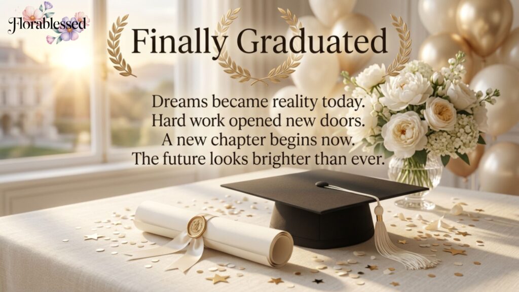 Graduation Message For Myself