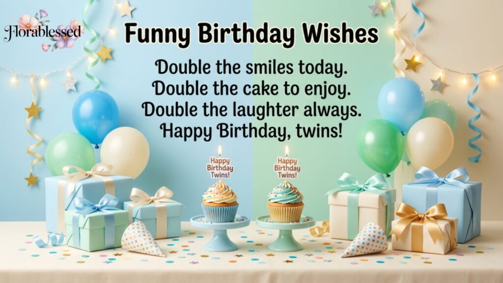 Birthday Wishes for Twins