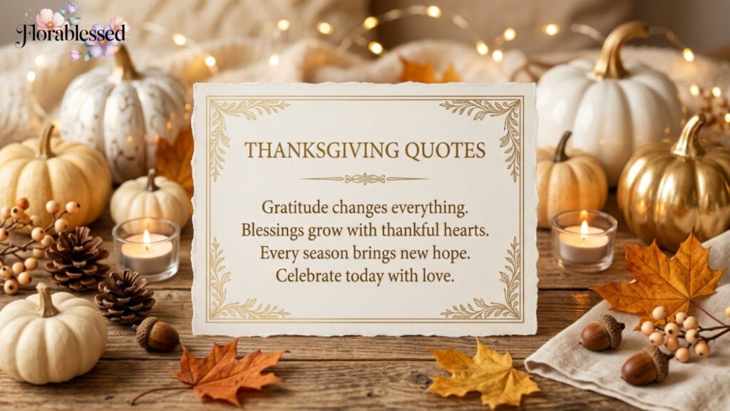 Thanksgiving Blessings