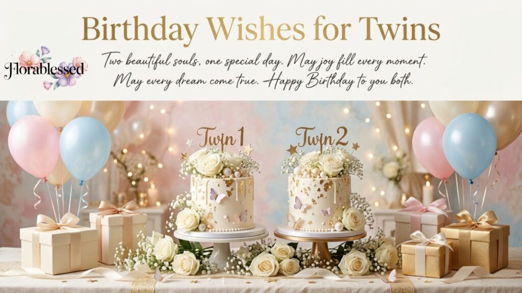 Birthday Wishes for Twins