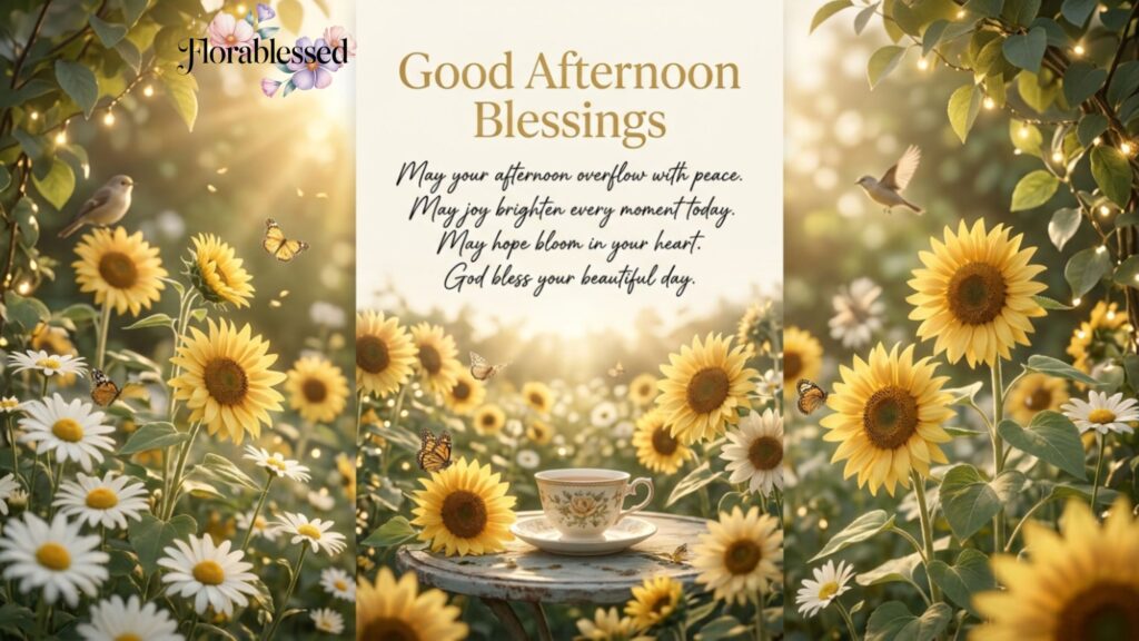 Good Afternoon Blessings