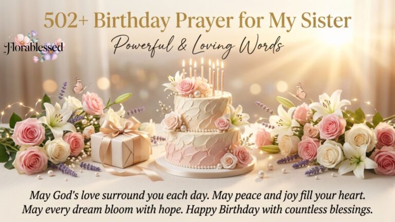 Birthday Prayer for My Sister