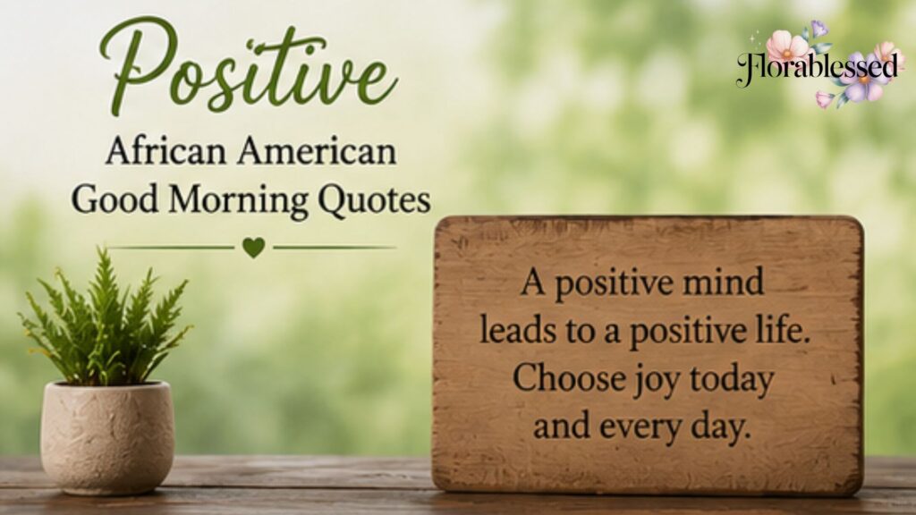 African American Good Morning Quotes