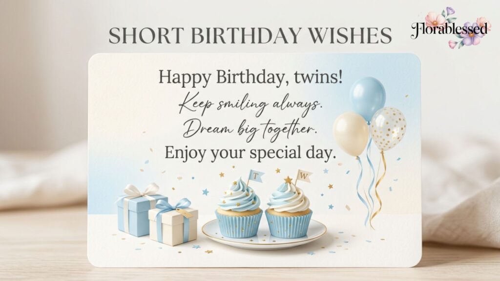 Birthday Wishes for Twins