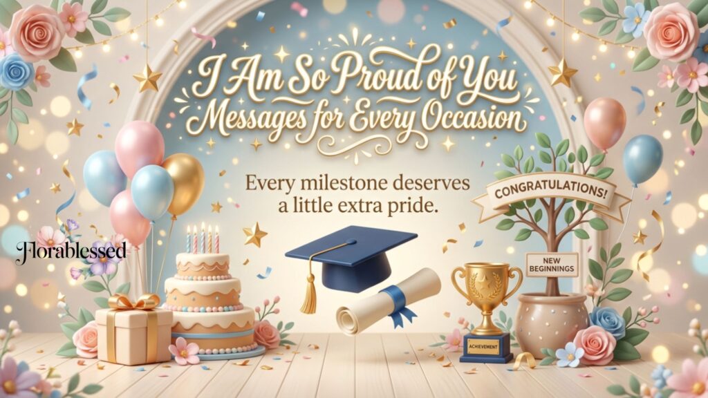 I Am So Proud of You Messages