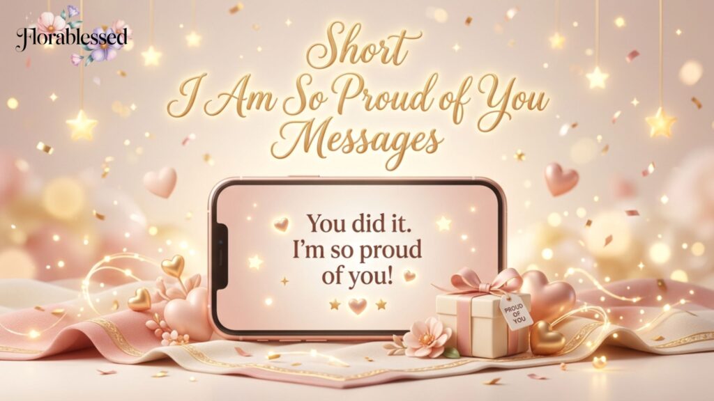I Am So Proud of You Messages